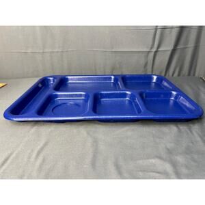Set of 2 Cambro Blue Cafeteria Trays